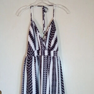 Shein Tribal print halter dress women's medium.